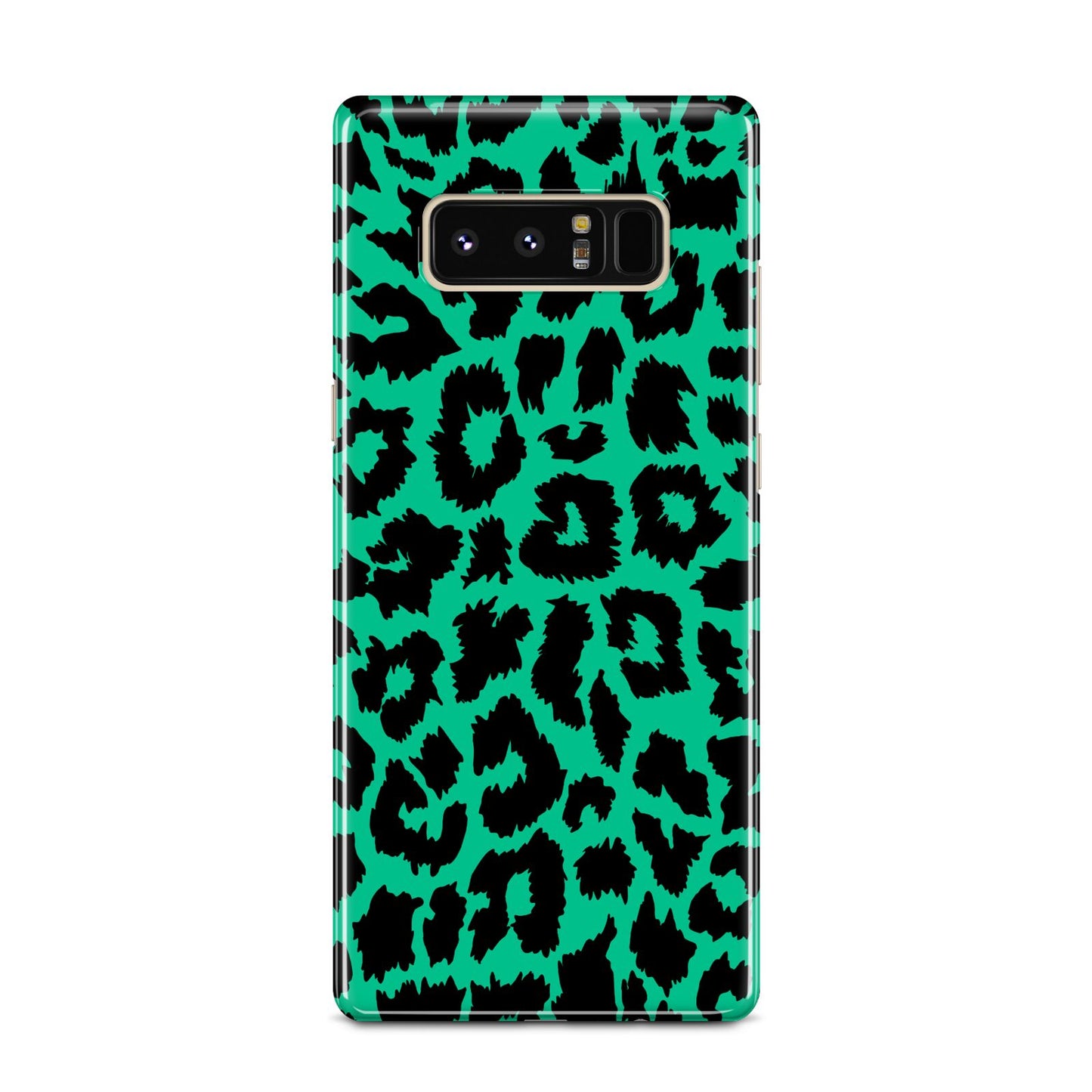 Green Leopard Print Samsung Galaxy Note 8 Case