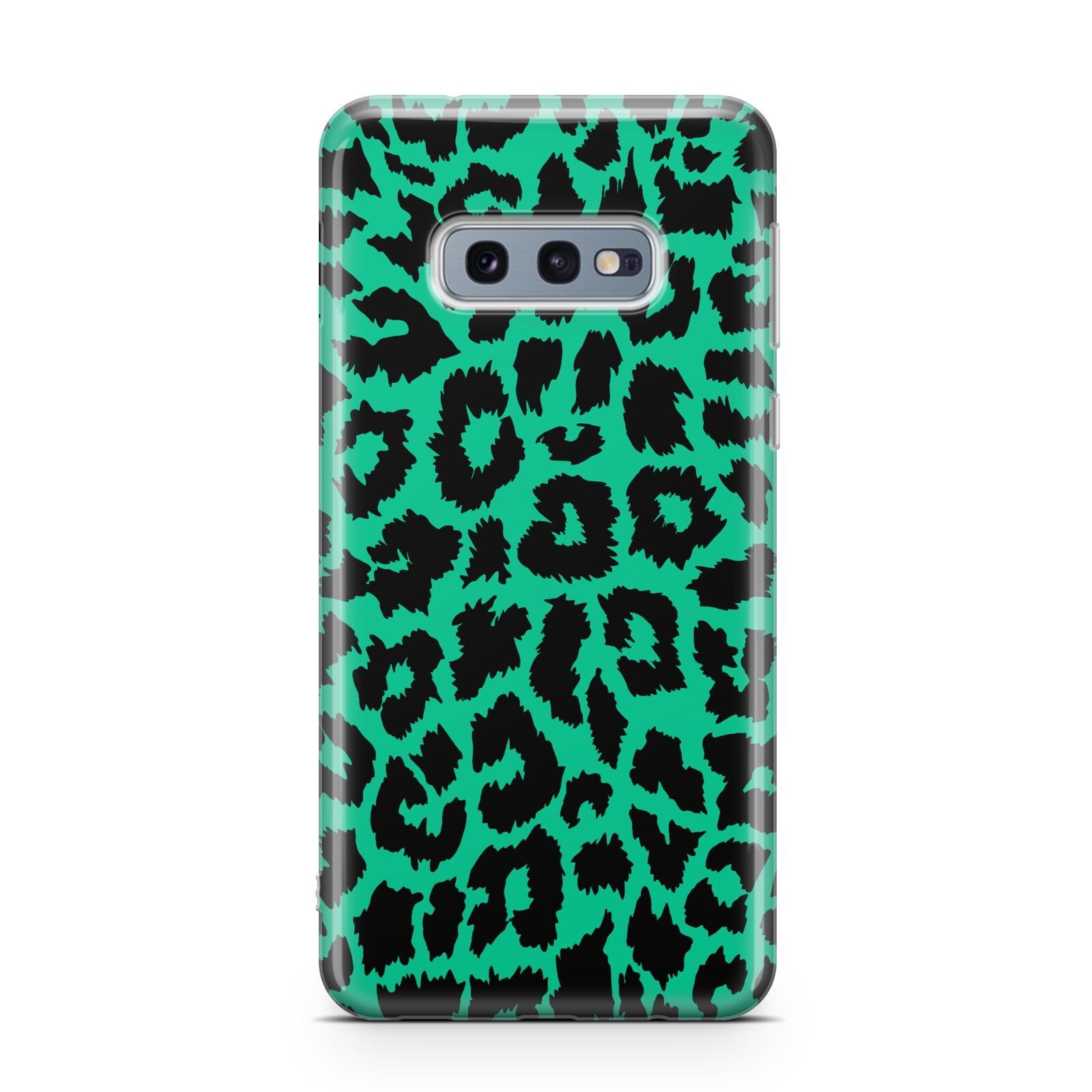 Green Leopard Print Samsung Galaxy S10E Case