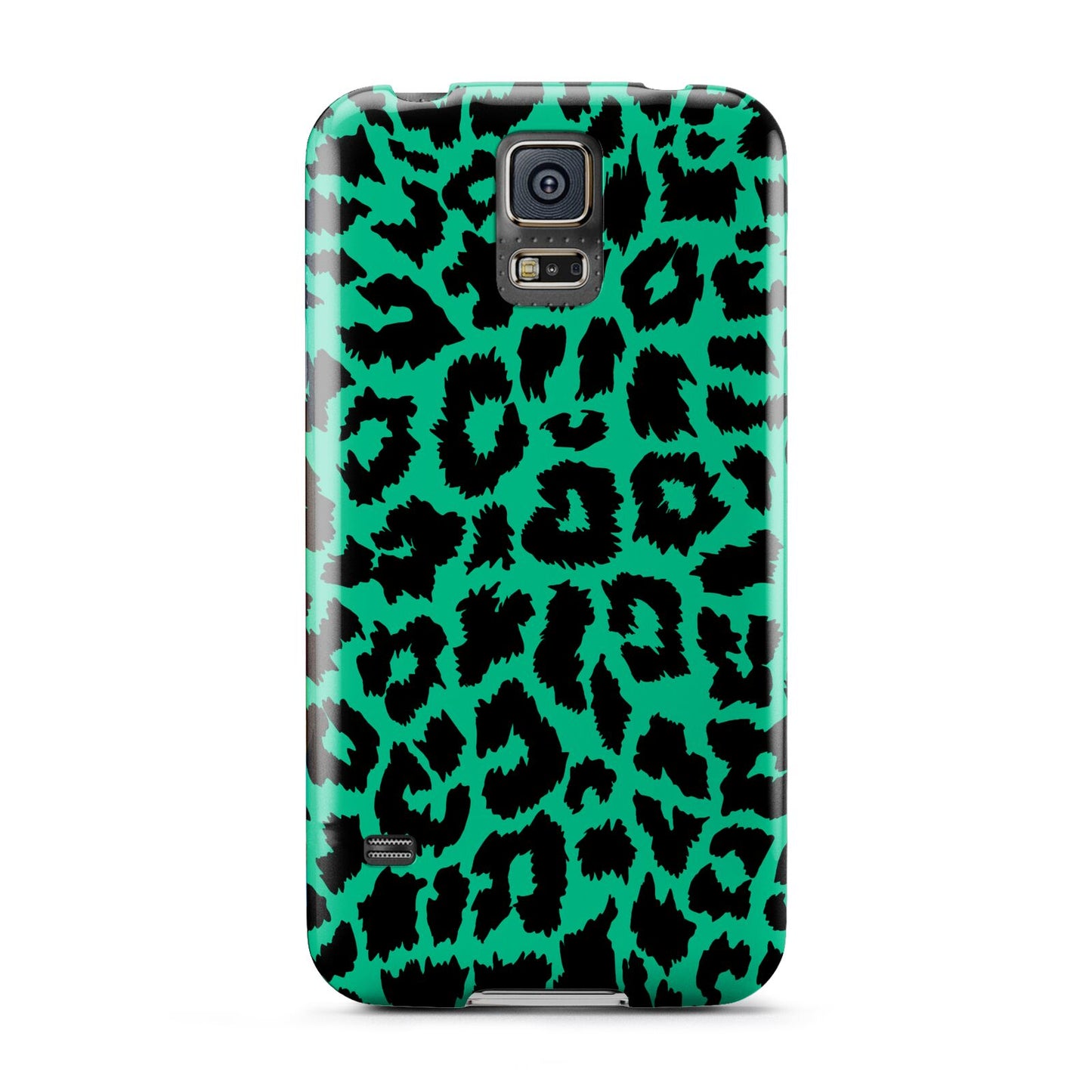 Green Leopard Print Samsung Galaxy S5 Case