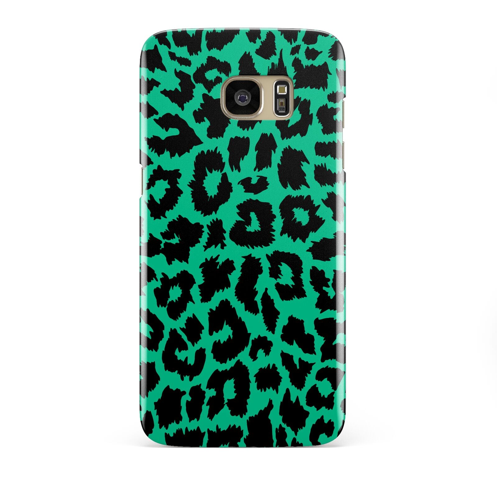 Green Leopard Print Samsung Galaxy S7 Edge Case