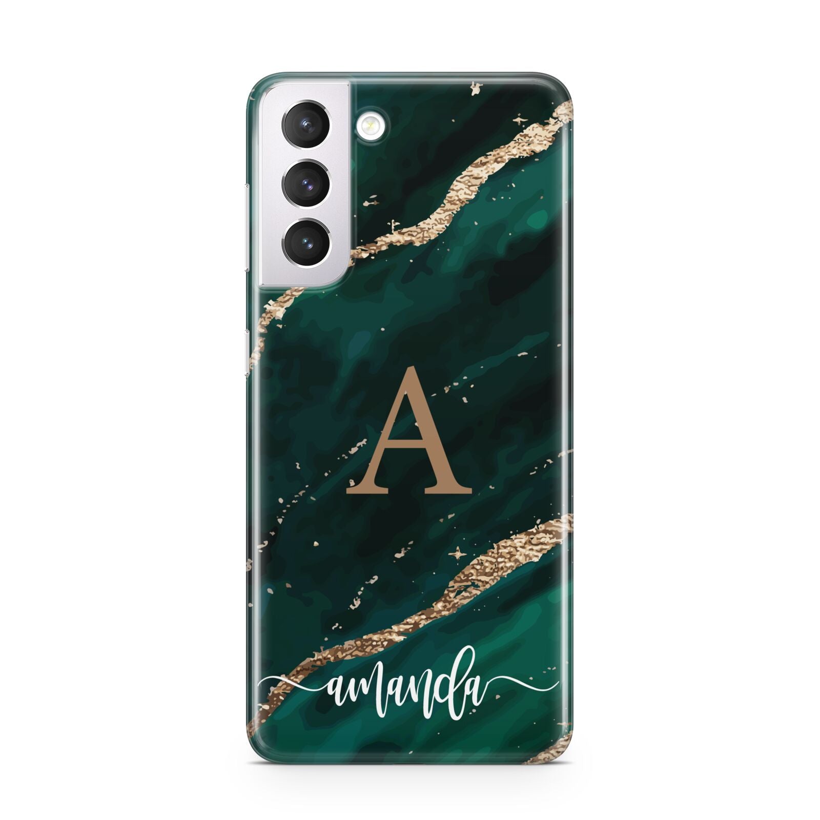 Green Marble Samsung S21 Case