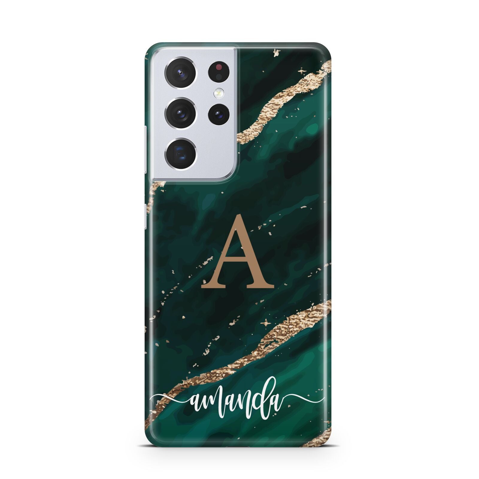 Green Marble Samsung S21 Ultra Case