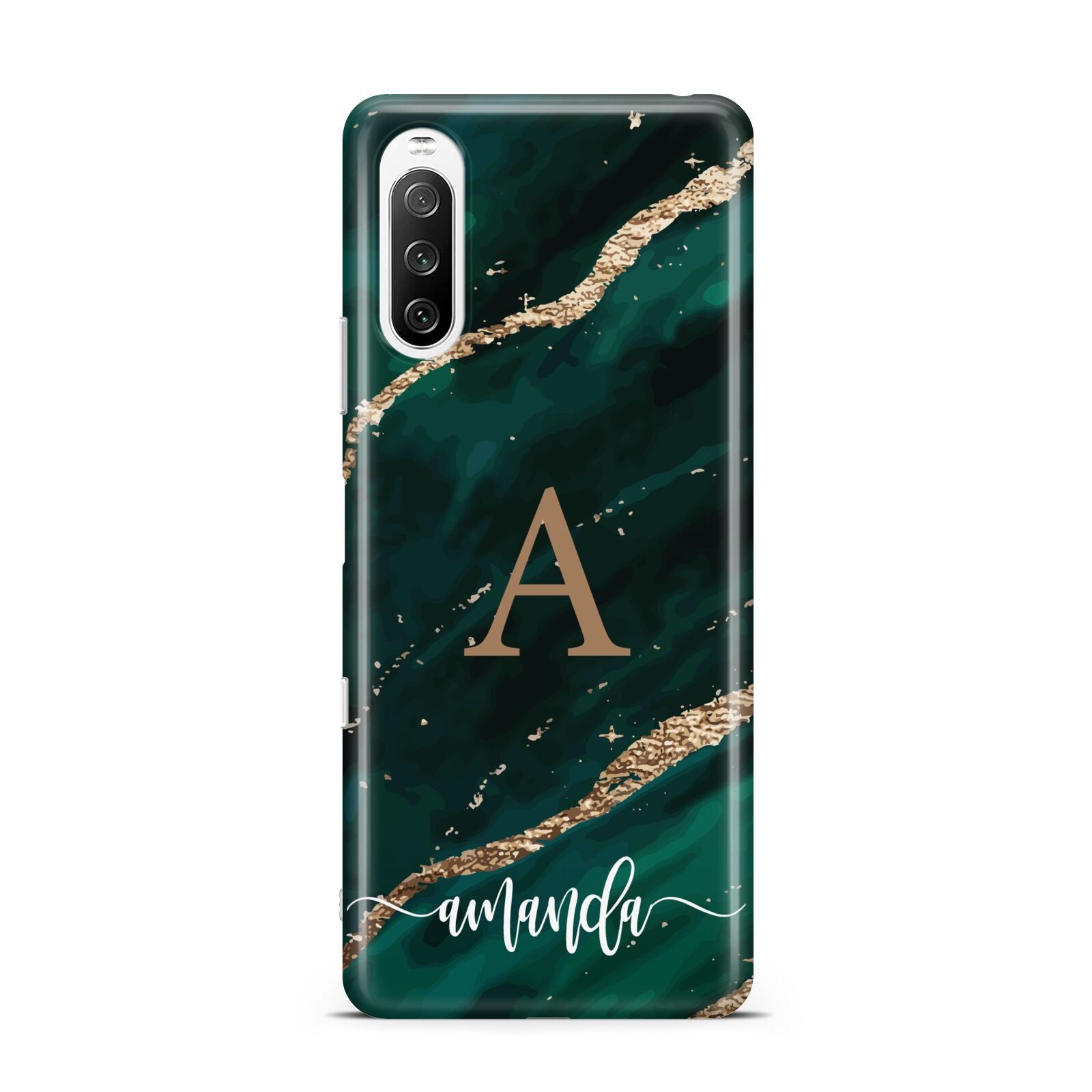 Green Marble Sony Xperia 10 III Case