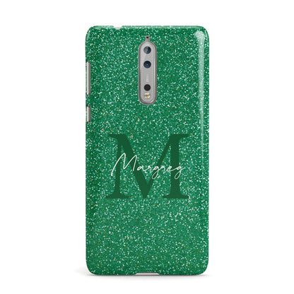 Green Monogram Nokia Case