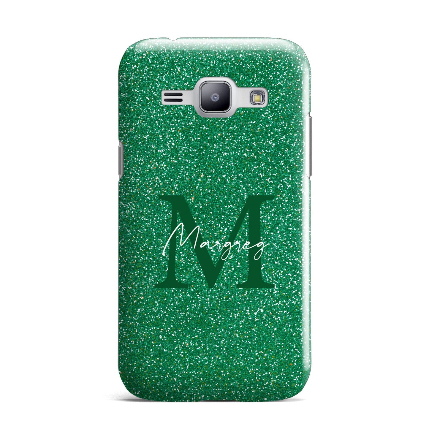 Green Monogram Samsung Galaxy J1 2015 Case