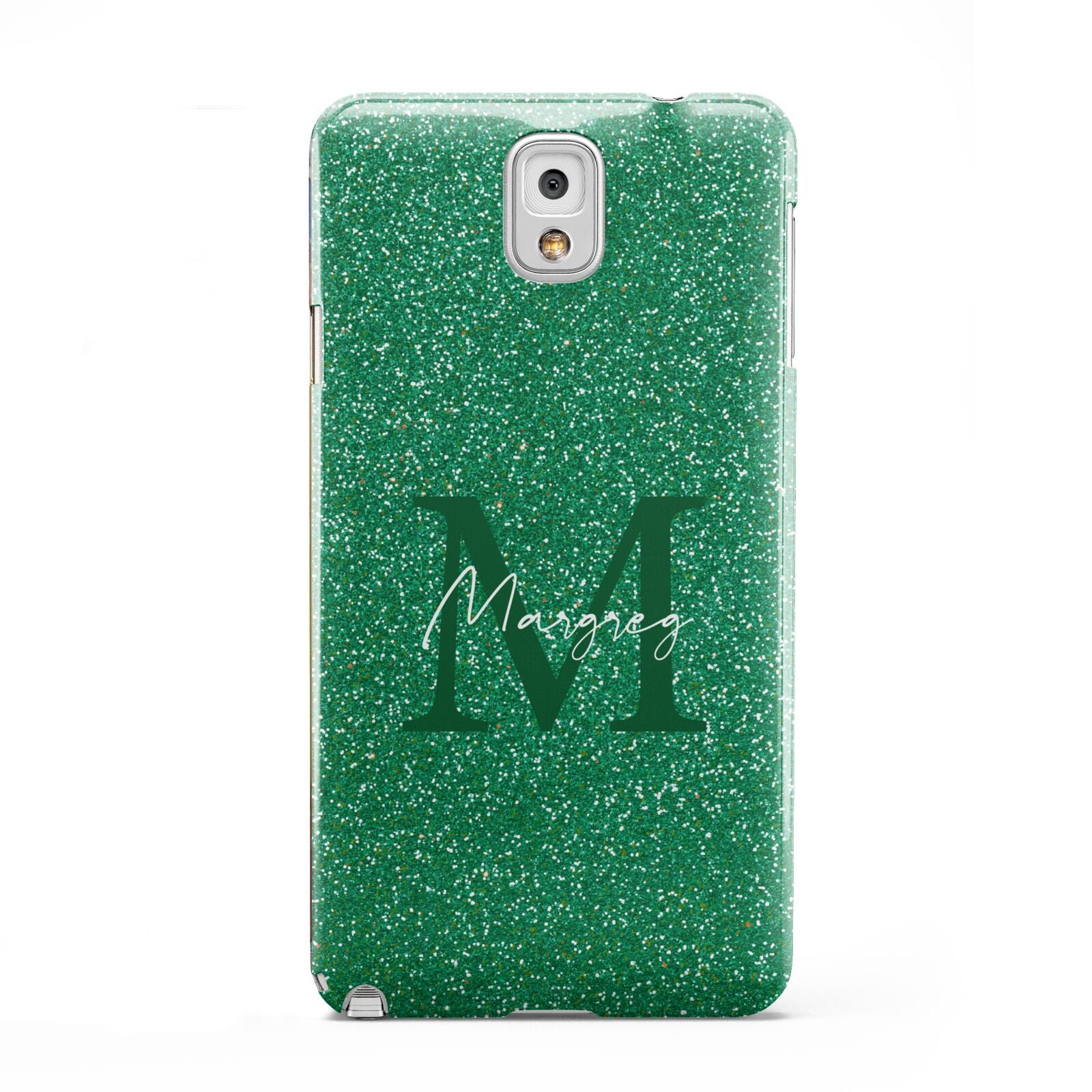 Green Monogram Samsung Galaxy Note 3 Case