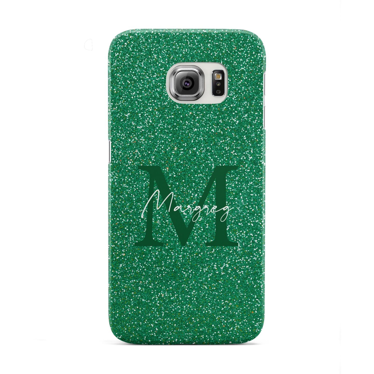 Green Monogram Samsung Galaxy S6 Edge Case