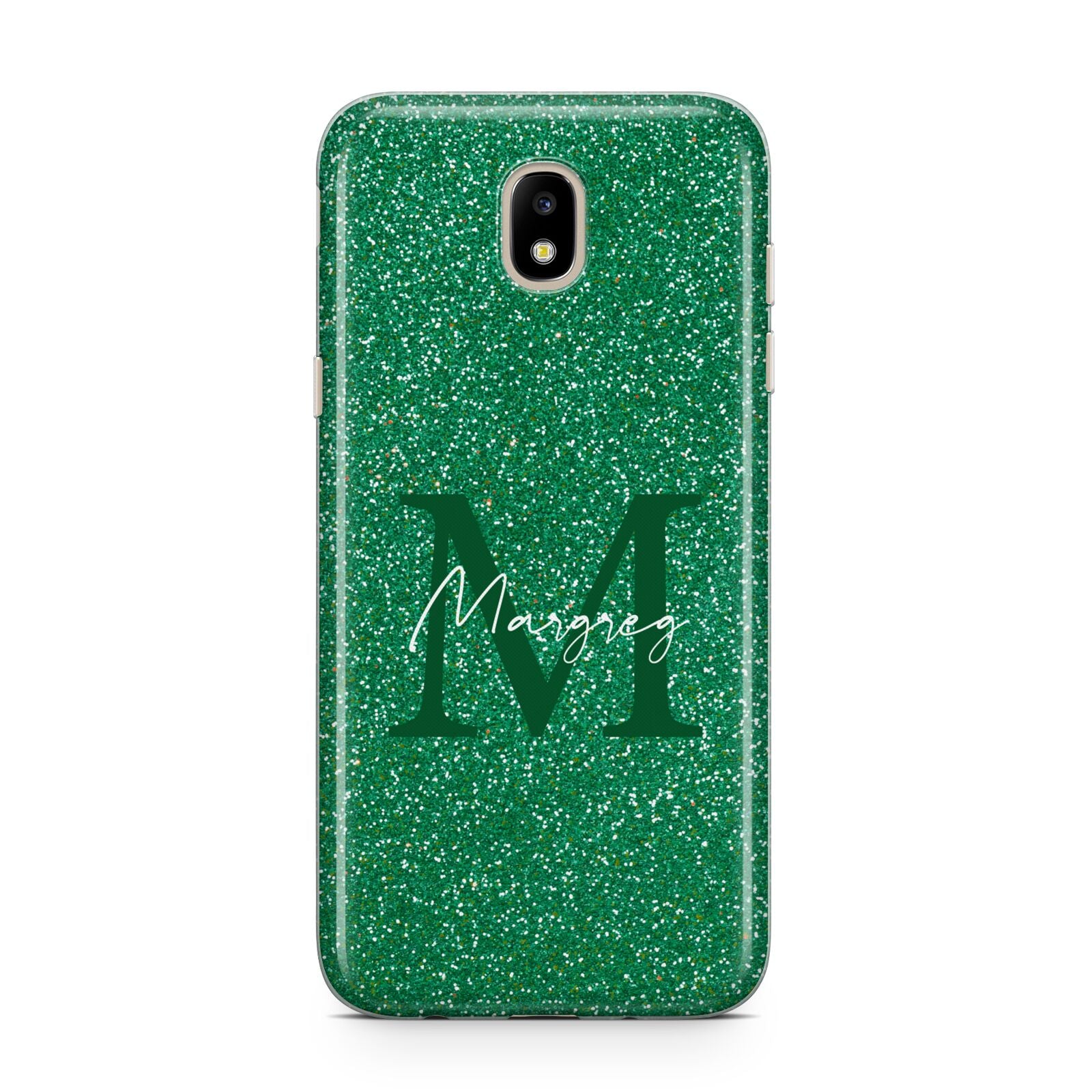 Green Monogram Samsung J5 2017 Case