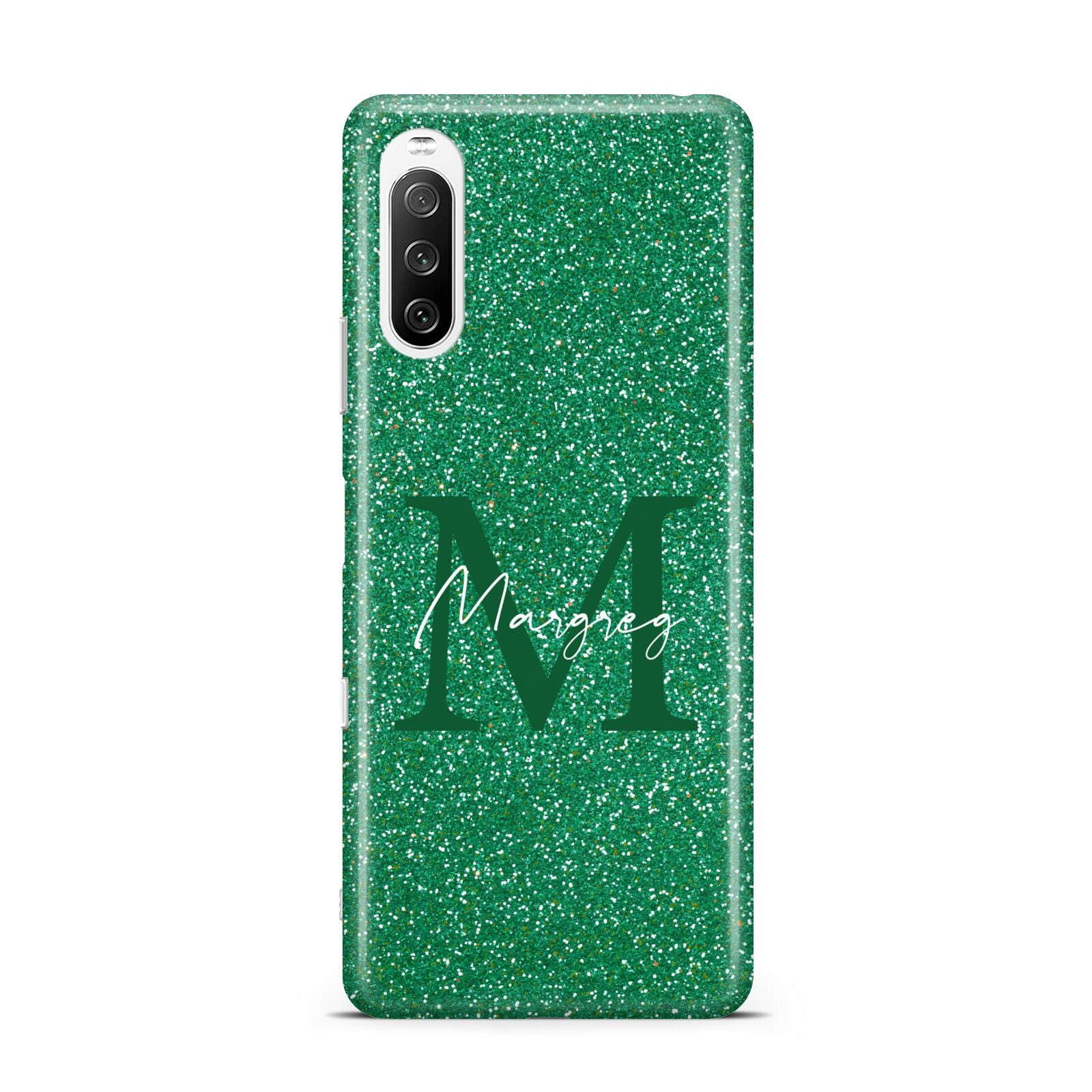 Green Monogram Sony Xperia 10 III Case