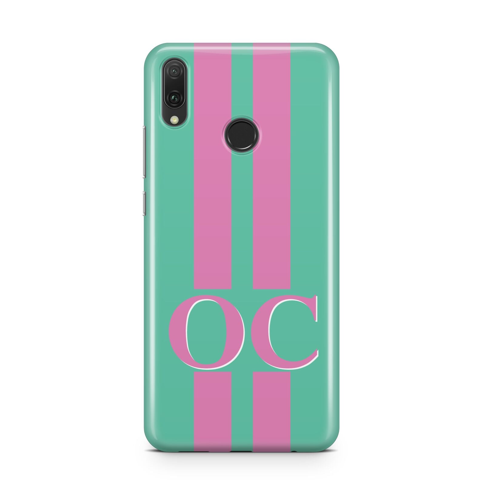 Green Personalised Initials Huawei Y9 2019