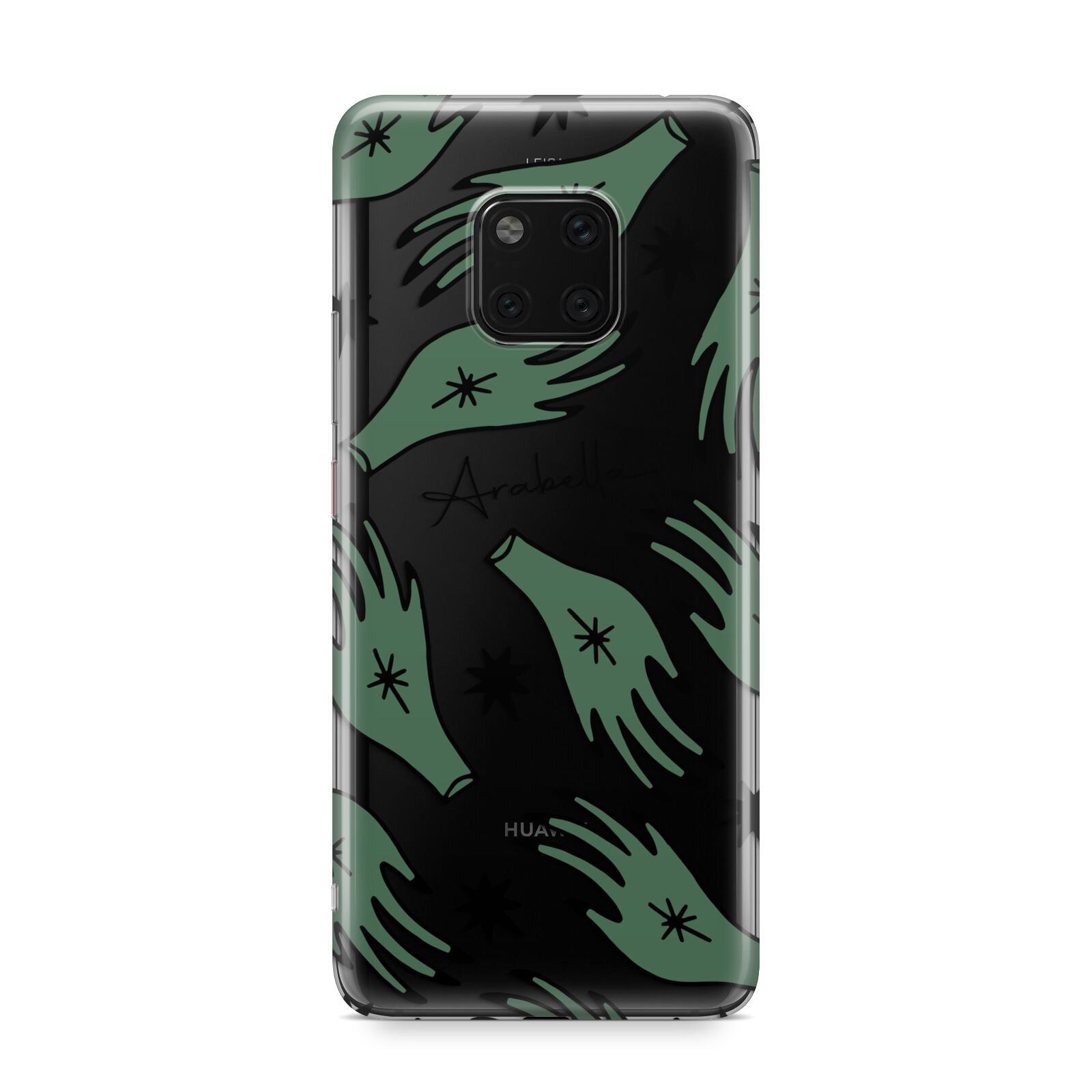 Green Star Hands Personalised Huawei Mate 20 Pro Phone Case