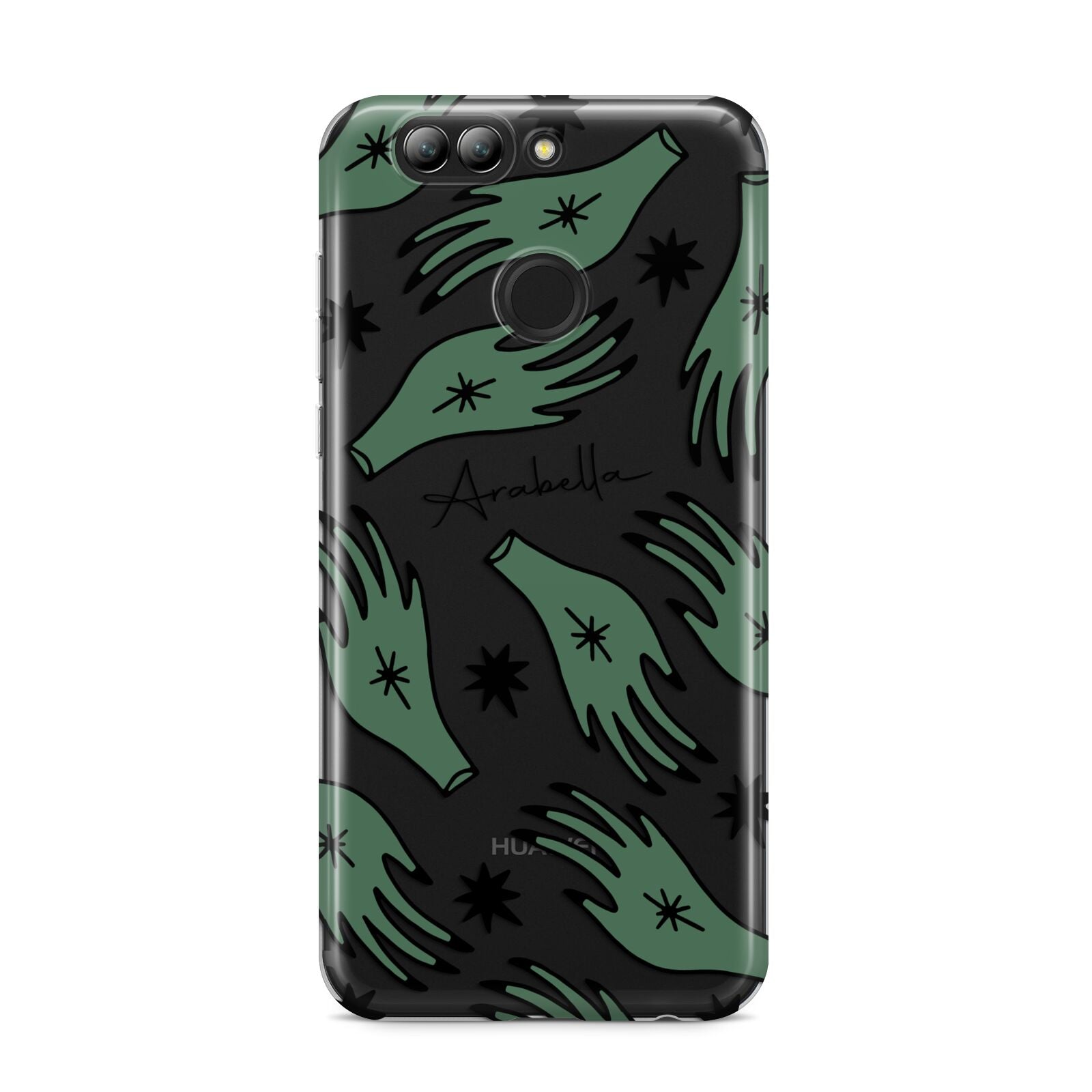 Green Star Hands Personalised Huawei Nova 2s Phone Case