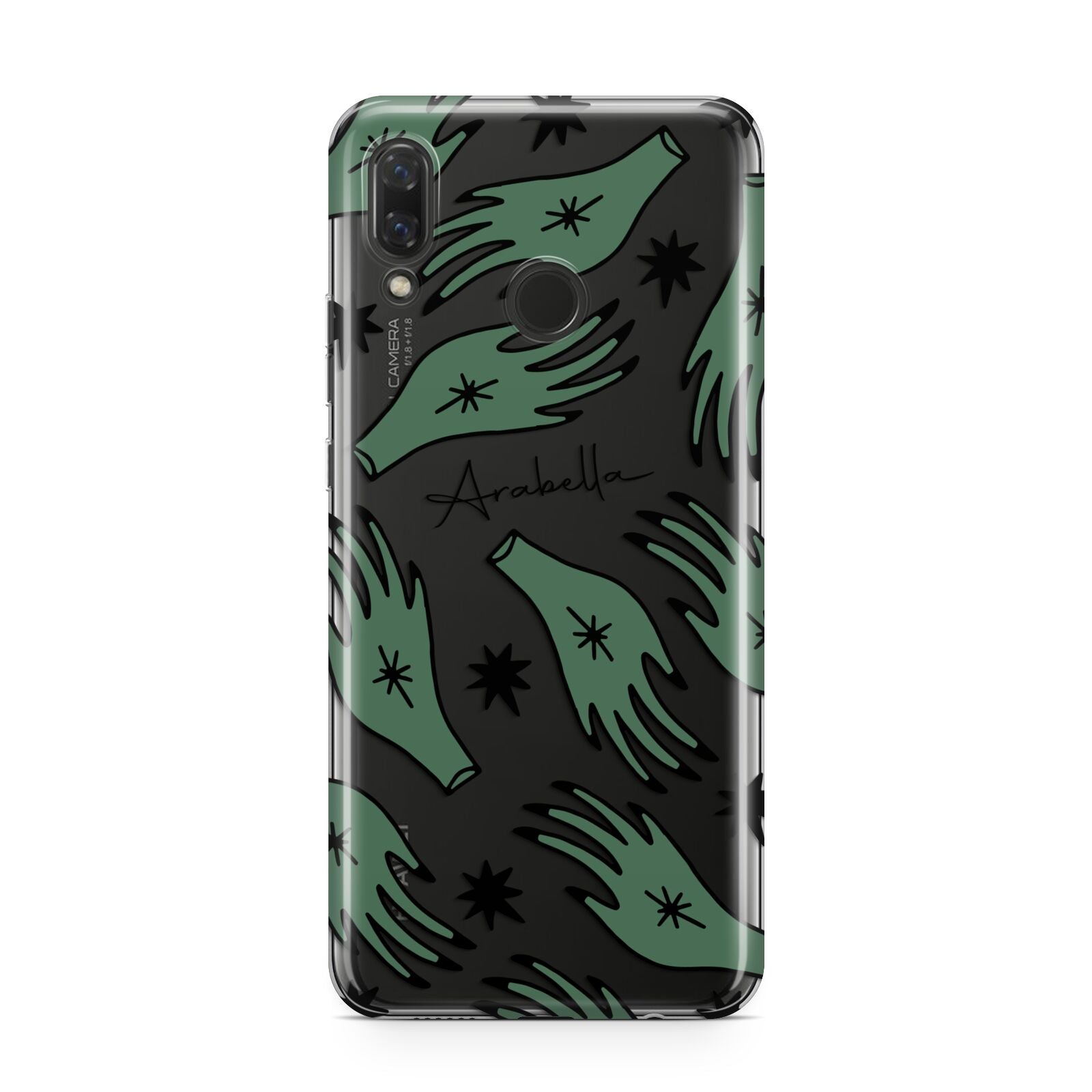 Green Star Hands Personalised Huawei Nova 3 Phone Case