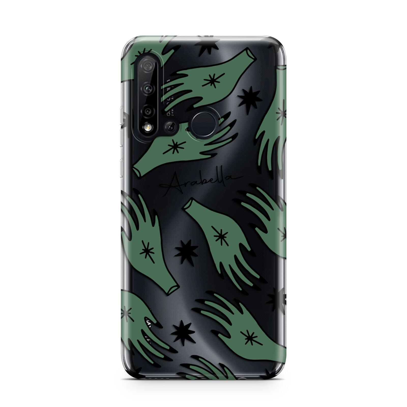 Green Star Hands Personalised Huawei P20 Lite 5G Phone Case