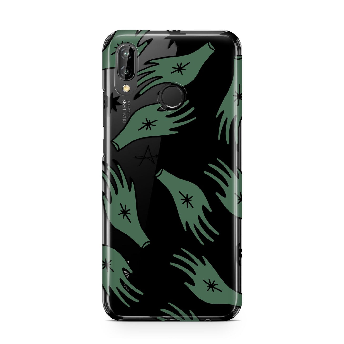 Green Star Hands Personalised Huawei P20 Lite Phone Case