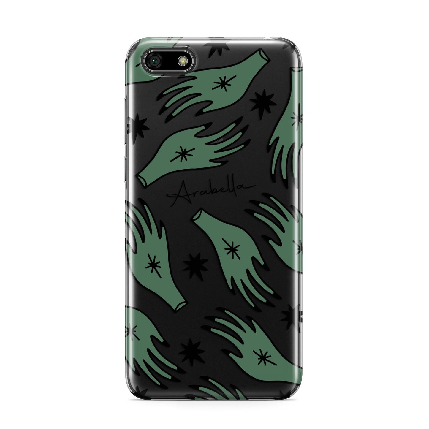 Green Star Hands Personalised Huawei Y5 Prime 2018 Phone Case