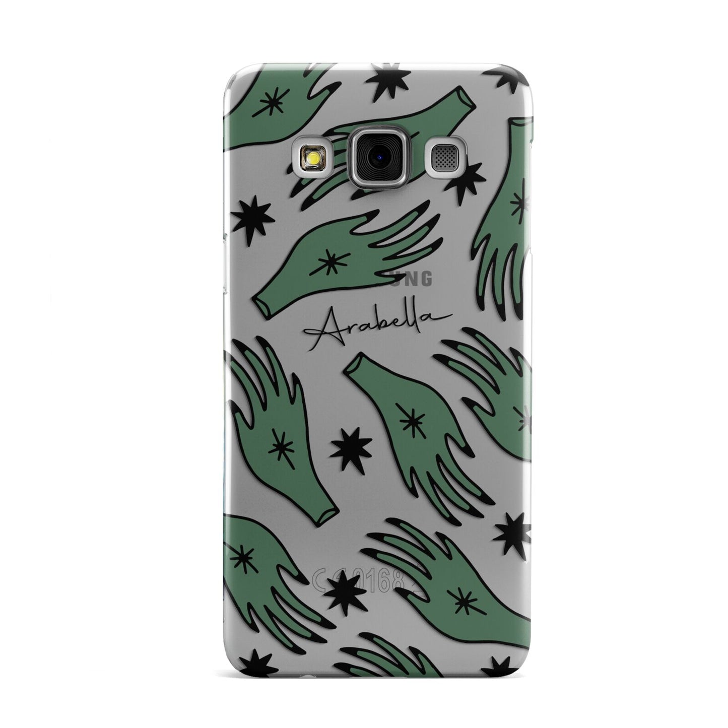 Green Star Hands Personalised Samsung Galaxy A3 Case