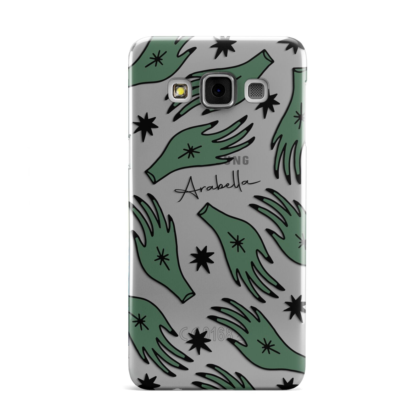 Green Star Hands Personalised Samsung Galaxy A3 Case