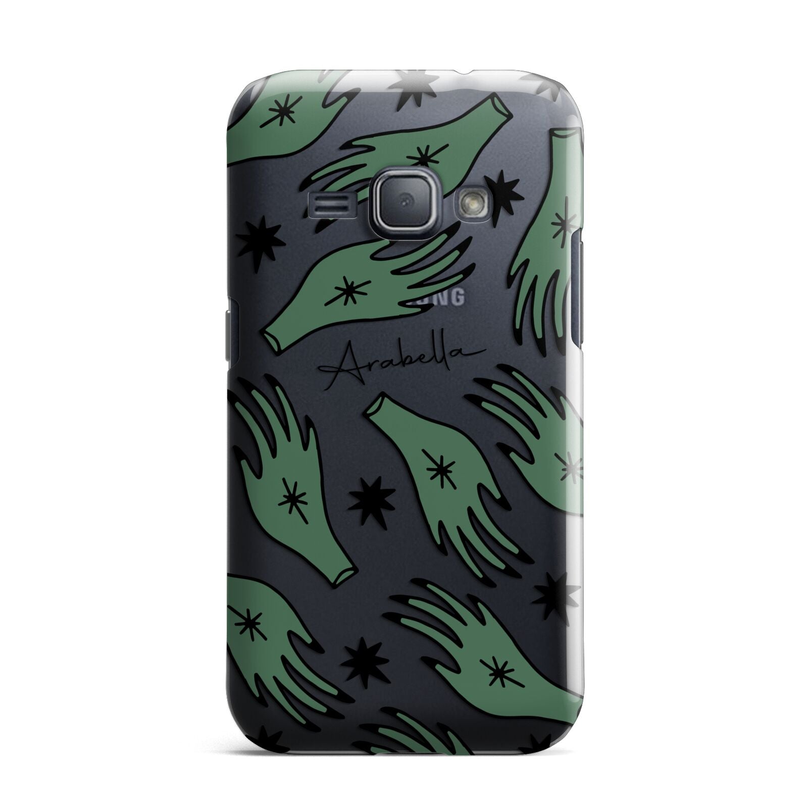 Green Star Hands Personalised Samsung Galaxy J1 2016 Case