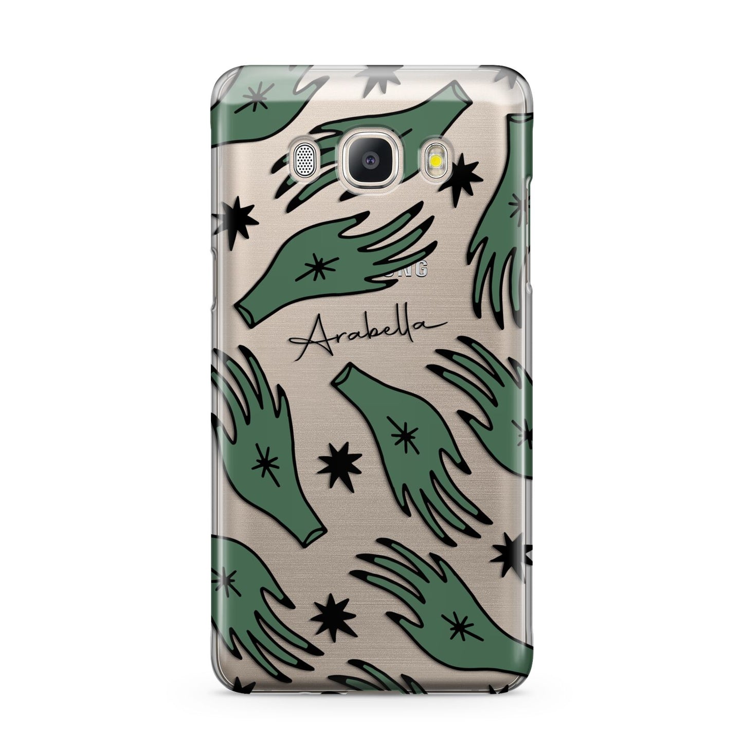 Green Star Hands Personalised Samsung Galaxy J5 2016 Case