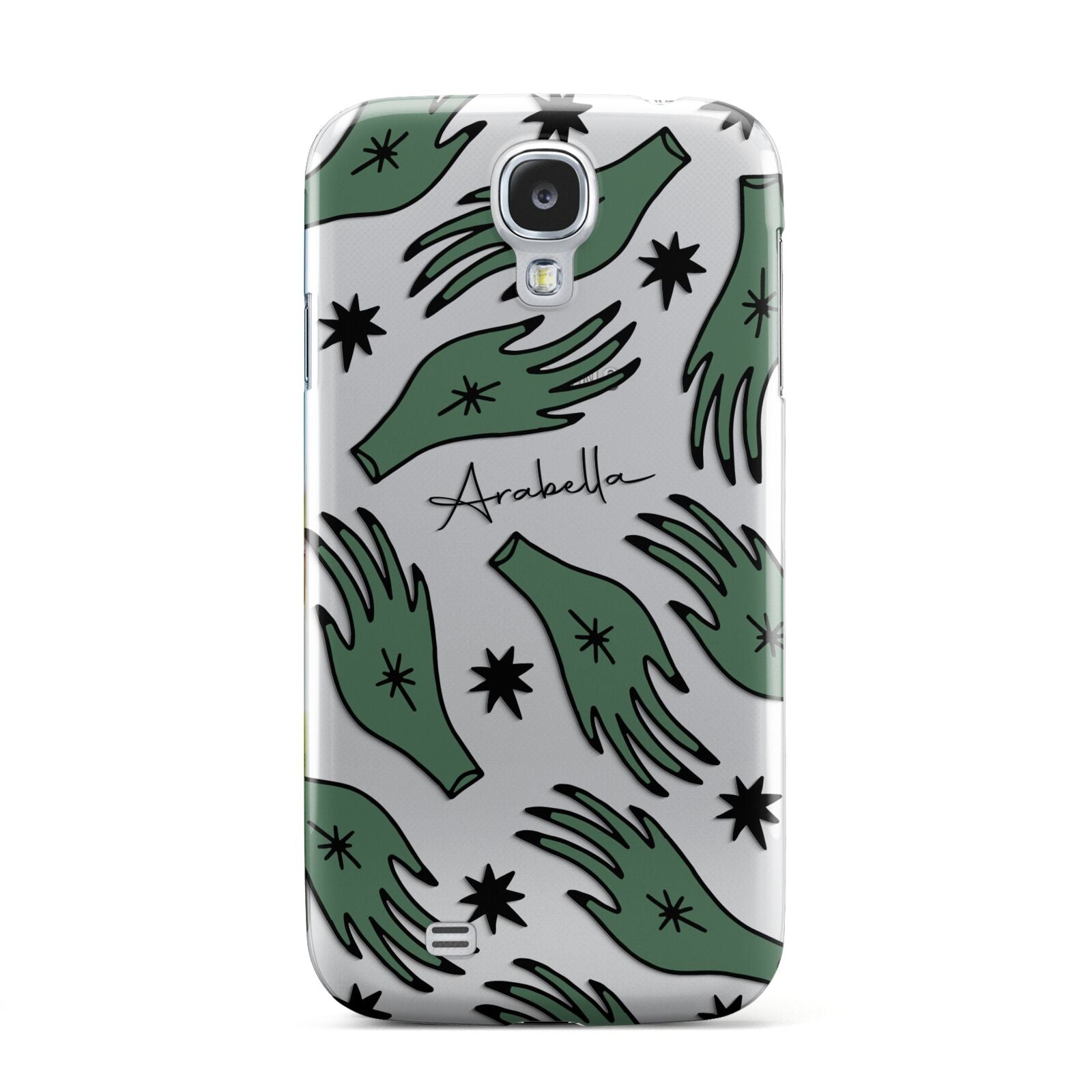 Green Star Hands Personalised Samsung Galaxy S4 Case