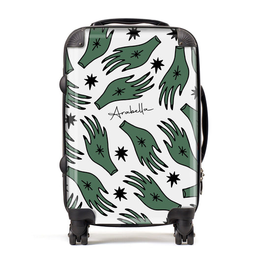 Green Star Hands Personalised Suitcase