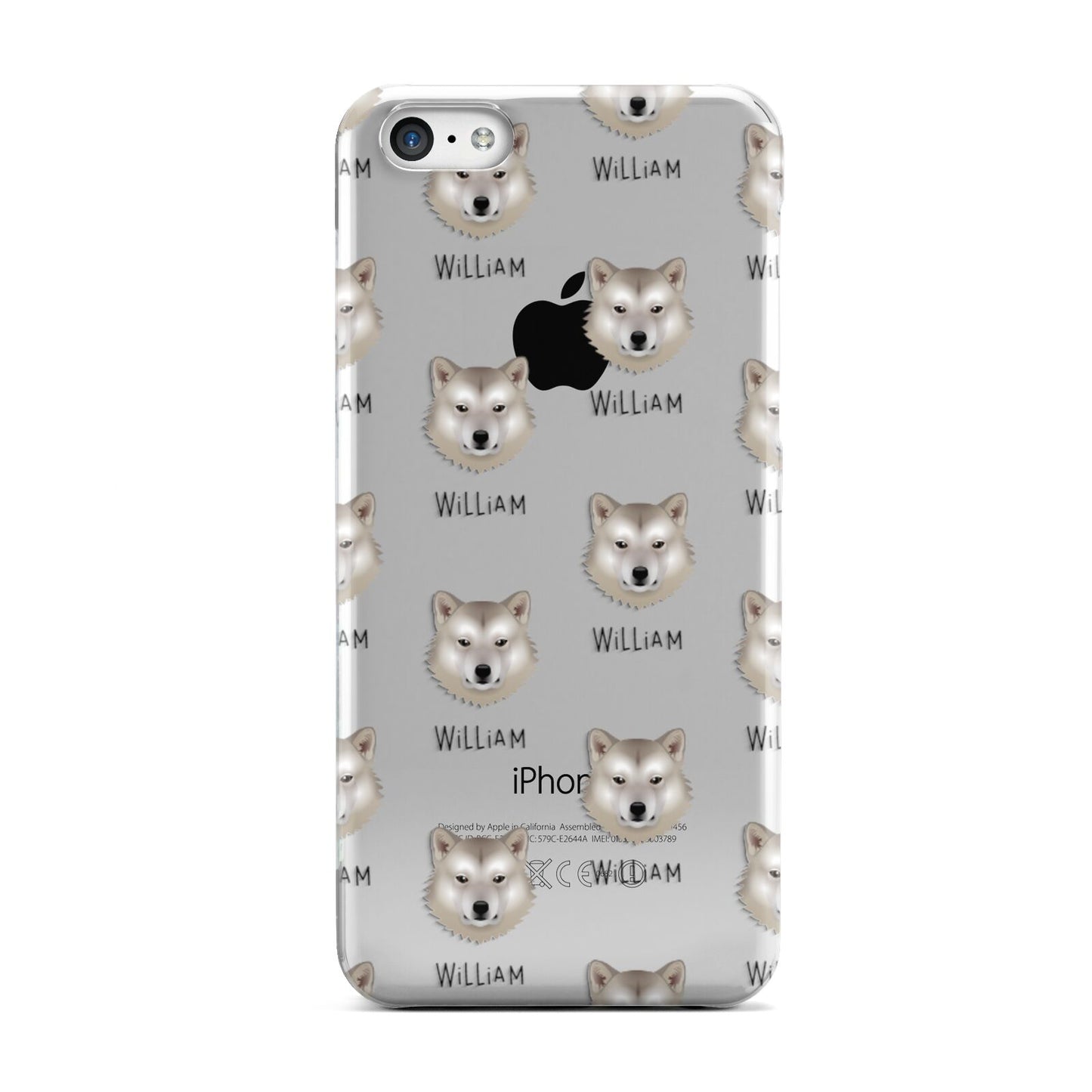 Greenland Dog Icon with Name Apple iPhone 5c Case