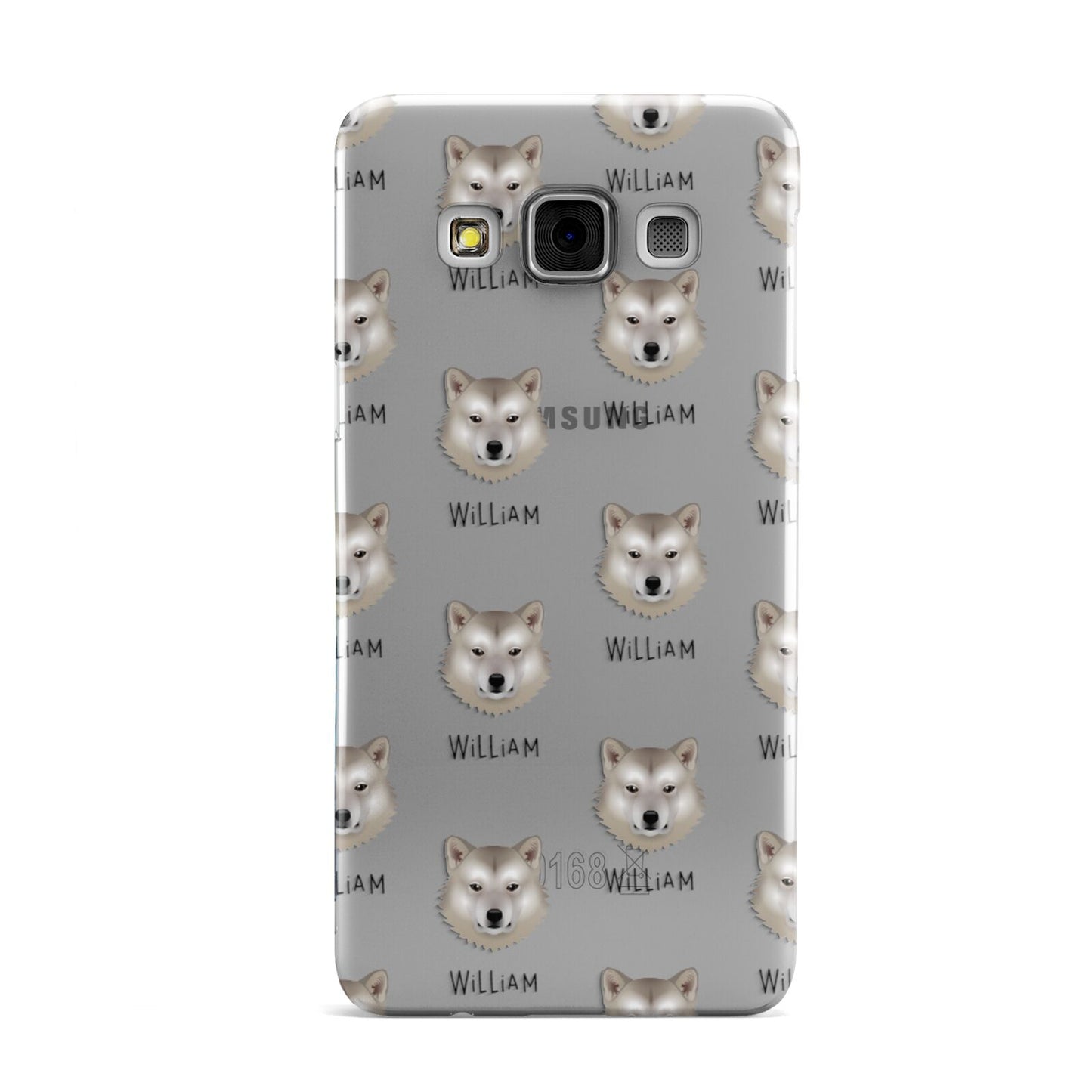 Greenland Dog Icon with Name Samsung Galaxy A3 Case