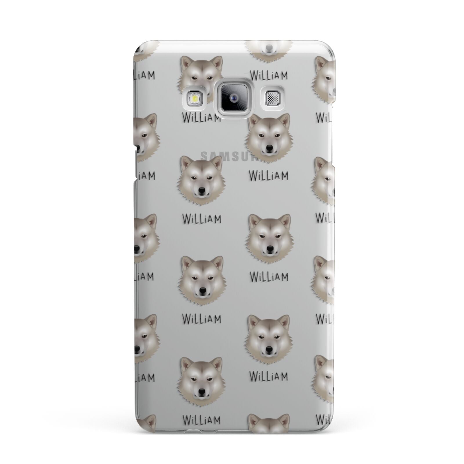Greenland Dog Icon with Name Samsung Galaxy A7 2015 Case