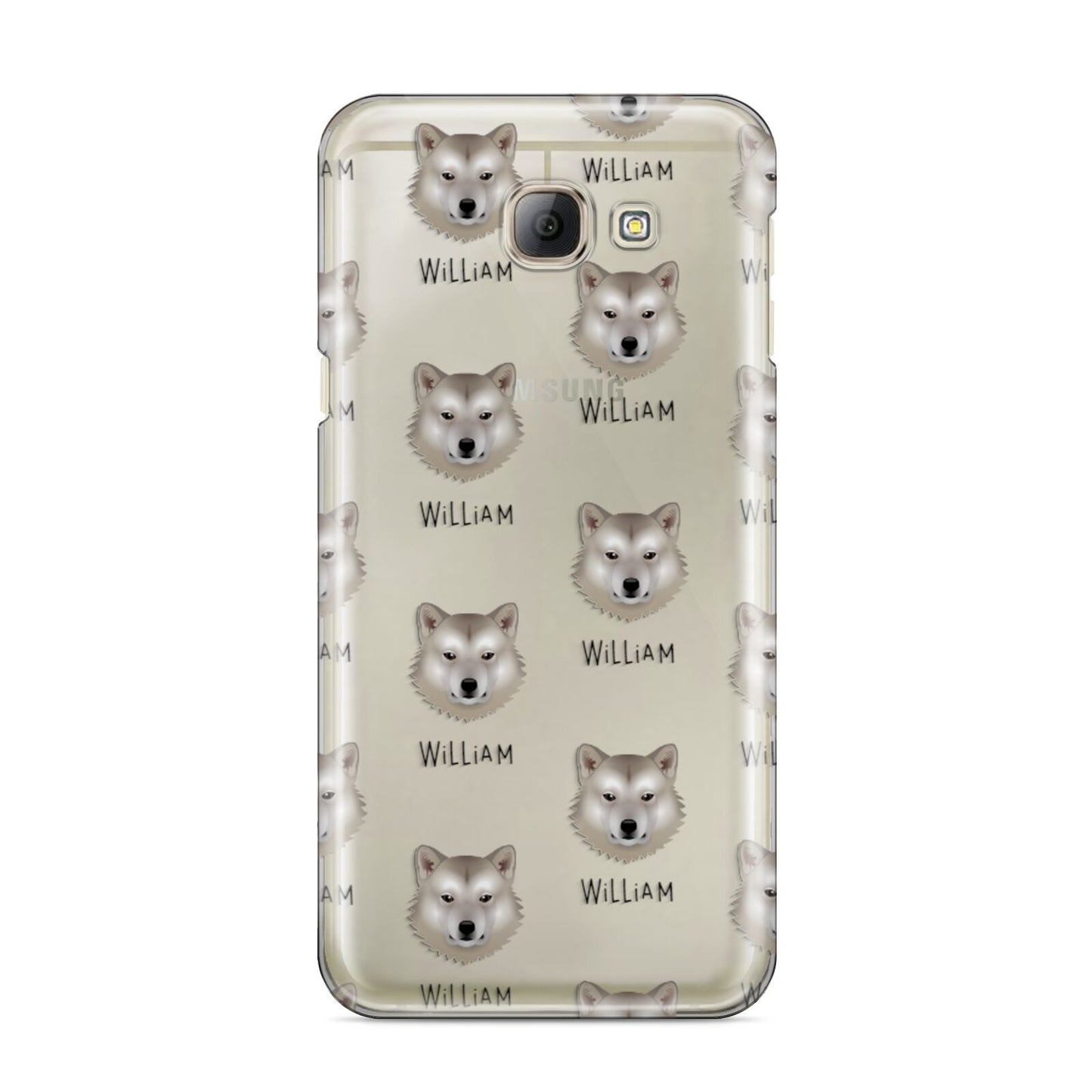 Greenland Dog Icon with Name Samsung Galaxy A8 2016 Case