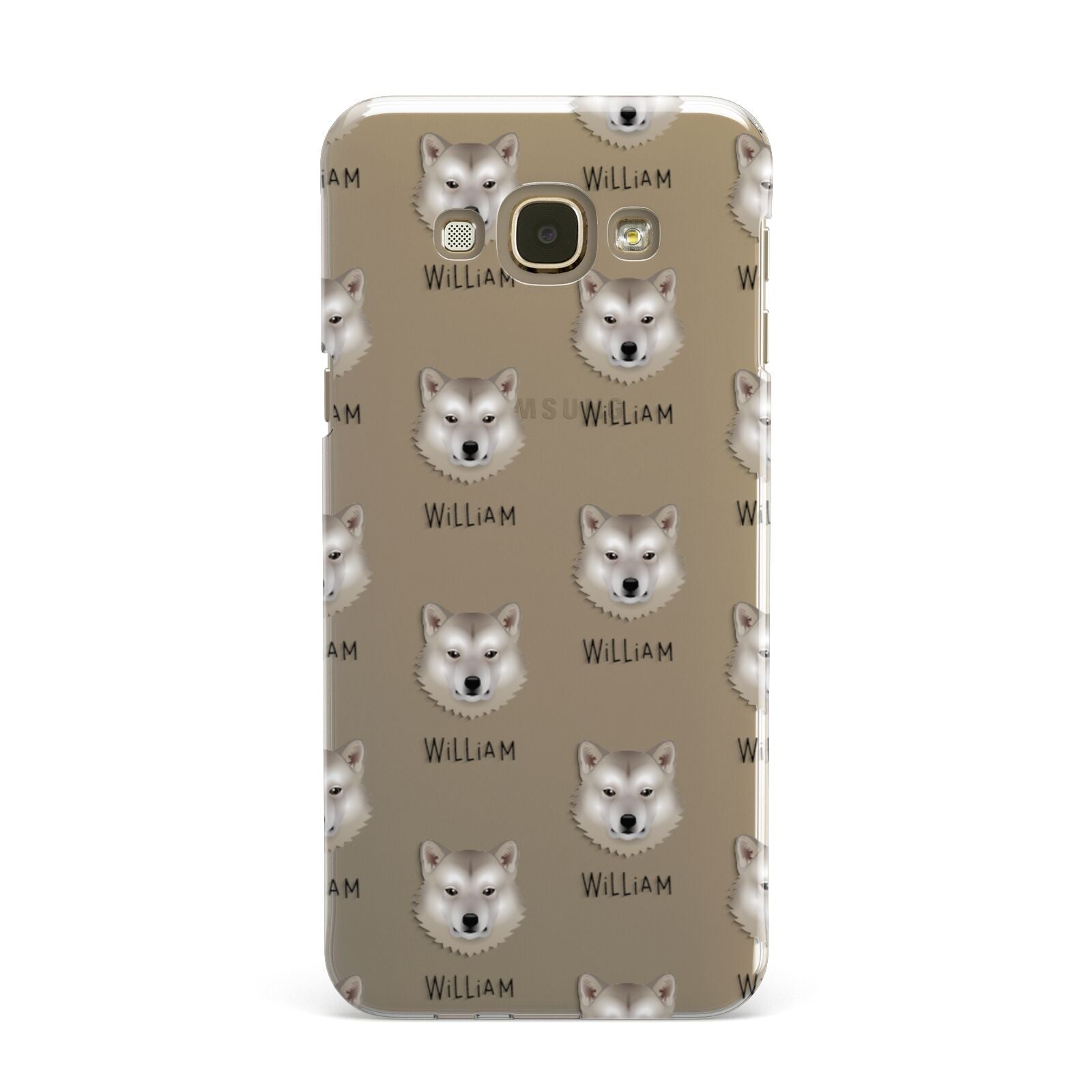 Greenland Dog Icon with Name Samsung Galaxy A8 Case