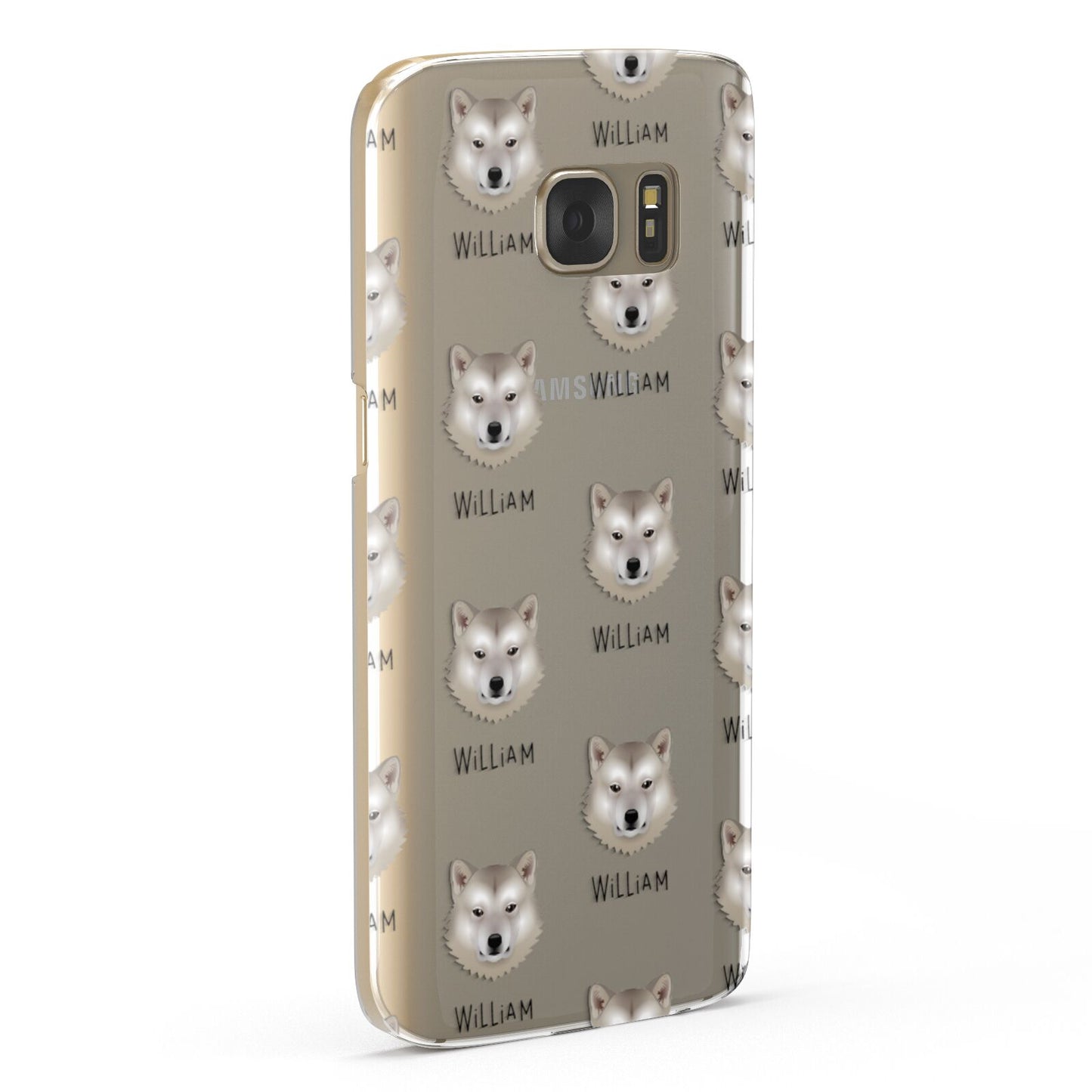 Greenland Dog Icon with Name Samsung Galaxy Case Fourty Five Degrees