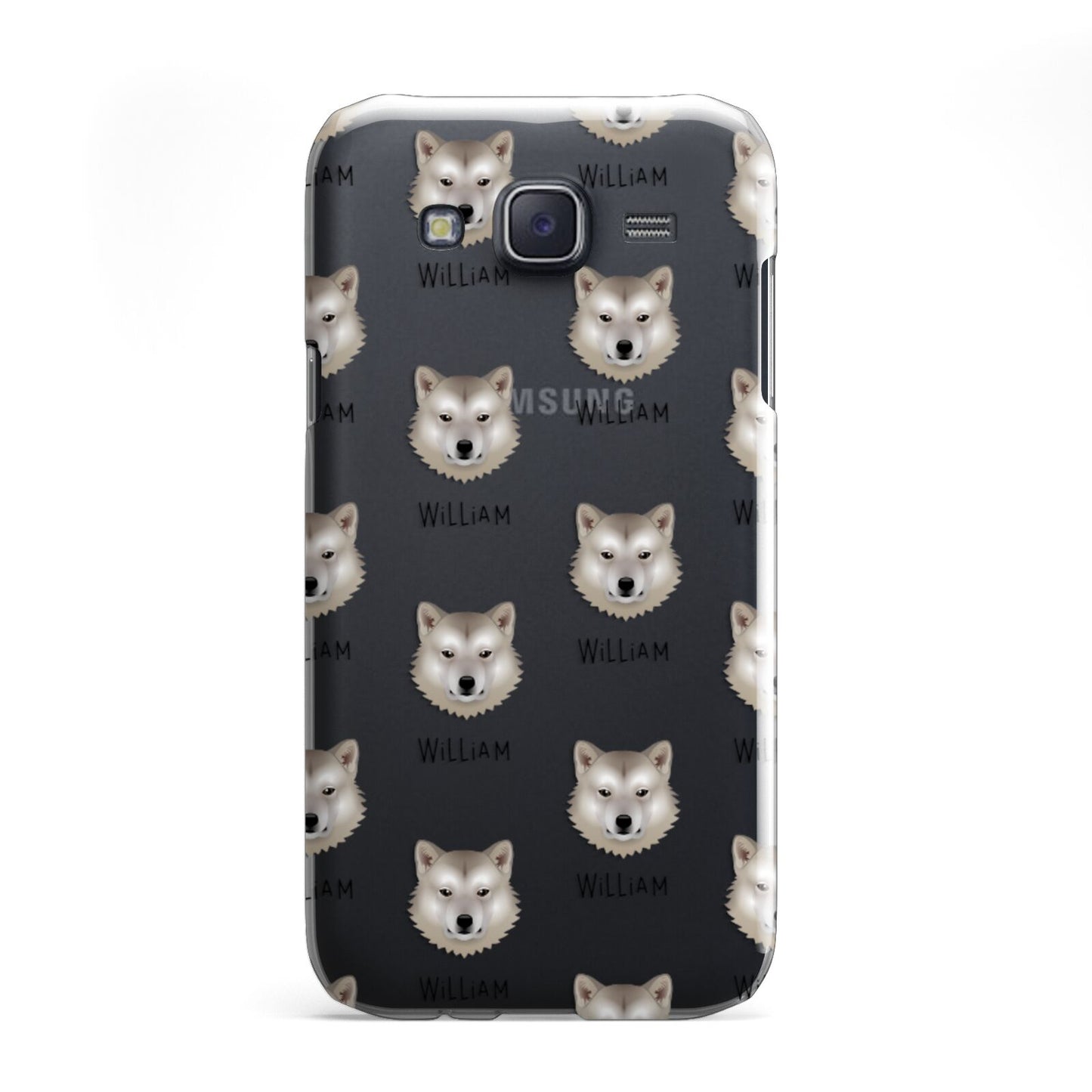 Greenland Dog Icon with Name Samsung Galaxy J5 Case