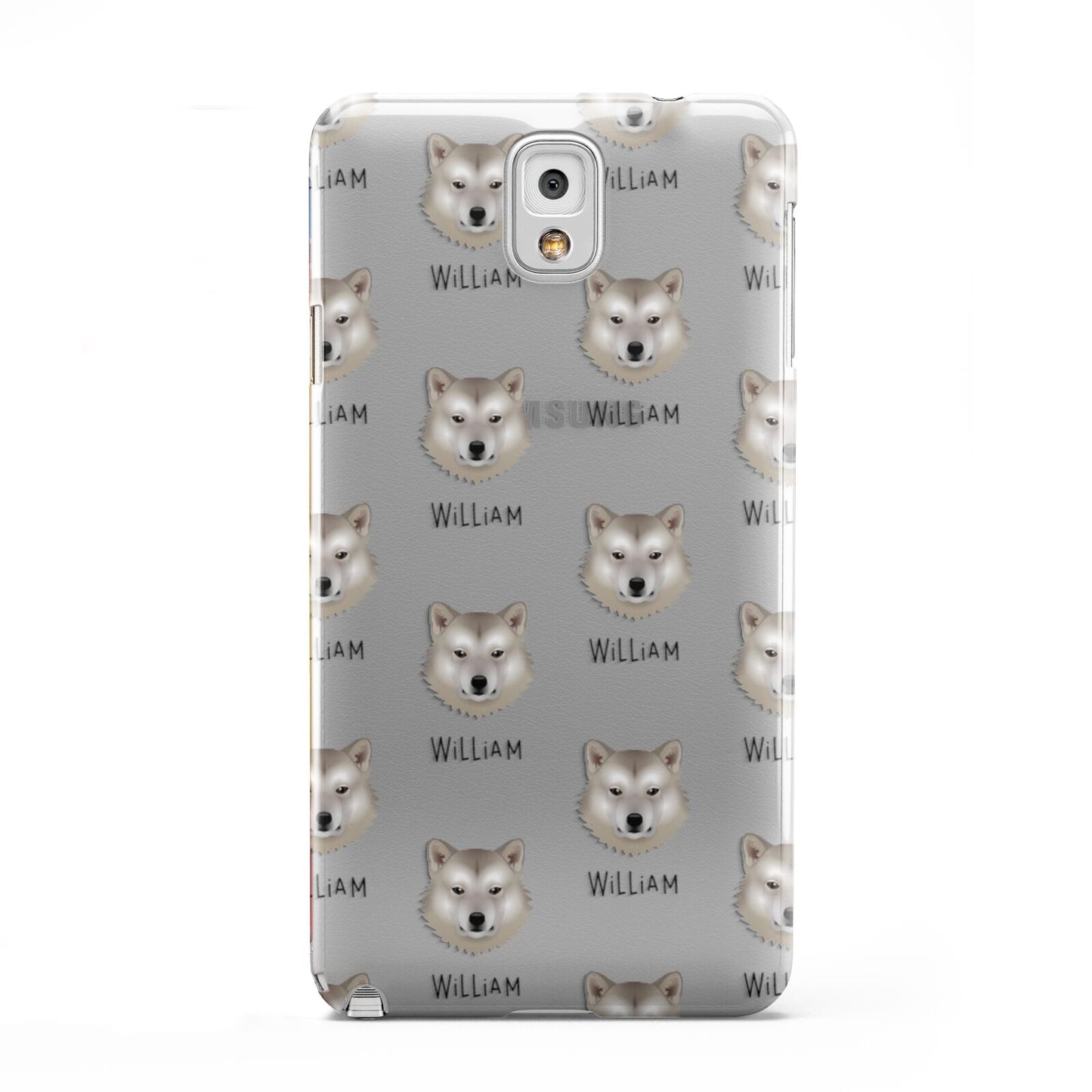 Greenland Dog Icon with Name Samsung Galaxy Note 3 Case