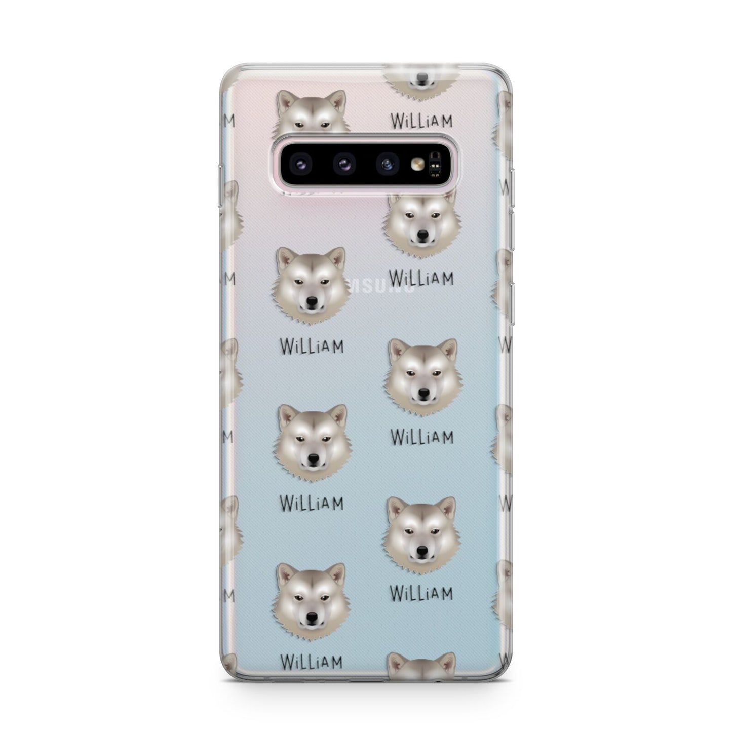 Greenland Dog Icon with Name Samsung Galaxy S10 Plus Case