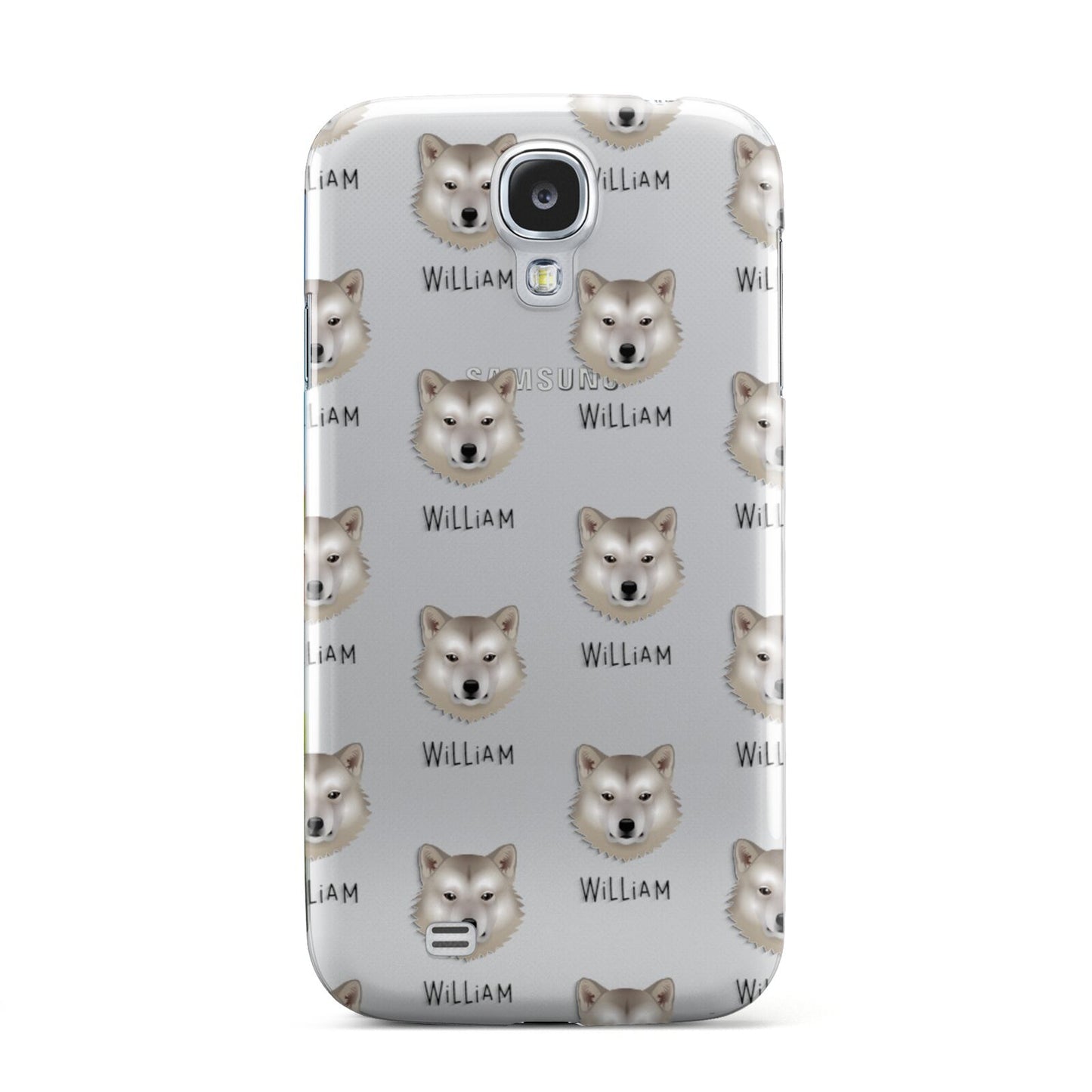 Greenland Dog Icon with Name Samsung Galaxy S4 Case