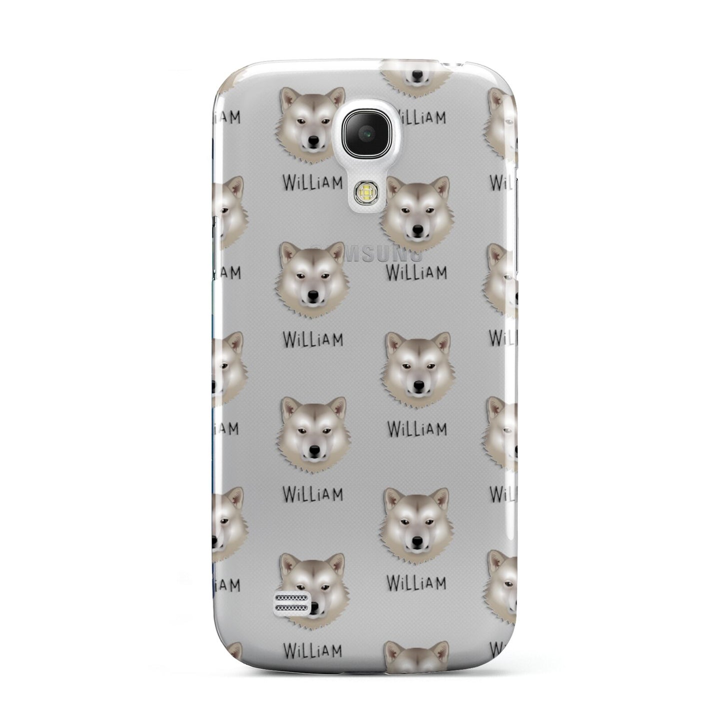 Greenland Dog Icon with Name Samsung Galaxy S4 Mini Case