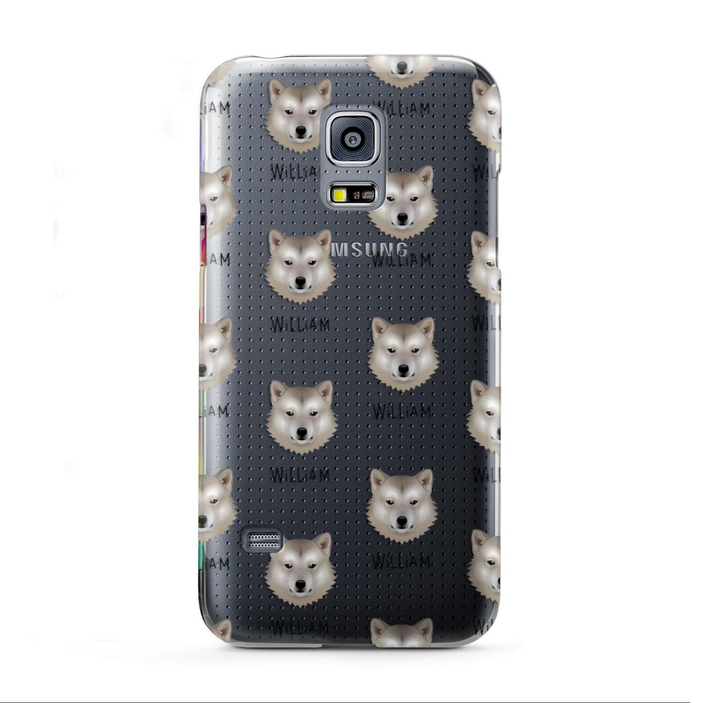 Greenland Dog Icon with Name Samsung Galaxy S5 Mini Case