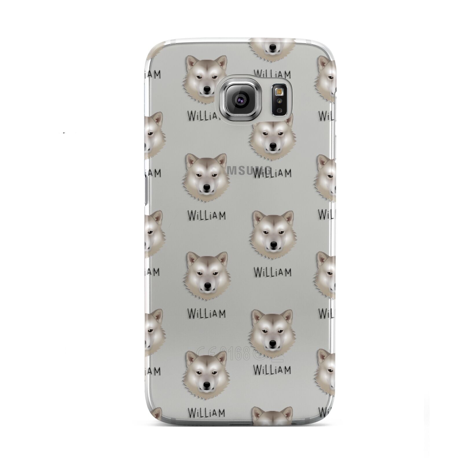 Greenland Dog Icon with Name Samsung Galaxy S6 Case