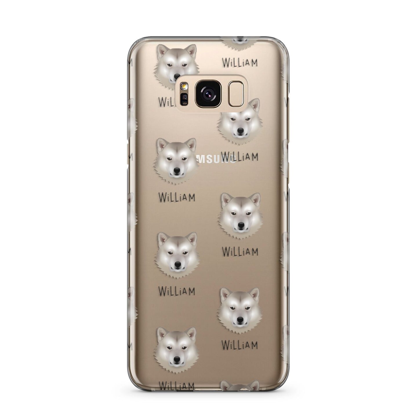 Greenland Dog Icon with Name Samsung Galaxy S8 Plus Case