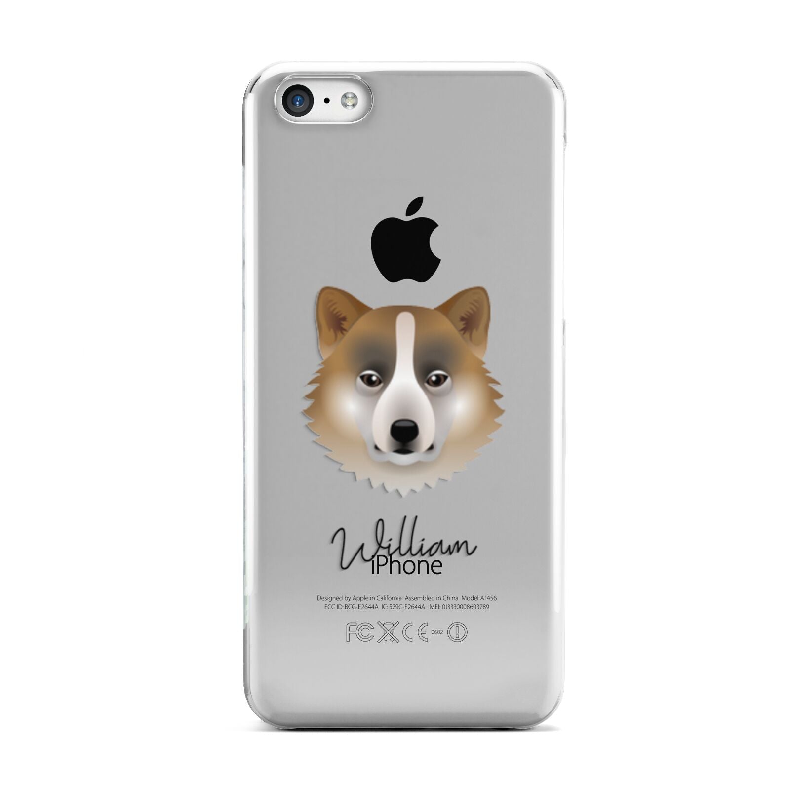 Greenland Dog Personalised Apple iPhone 5c Case