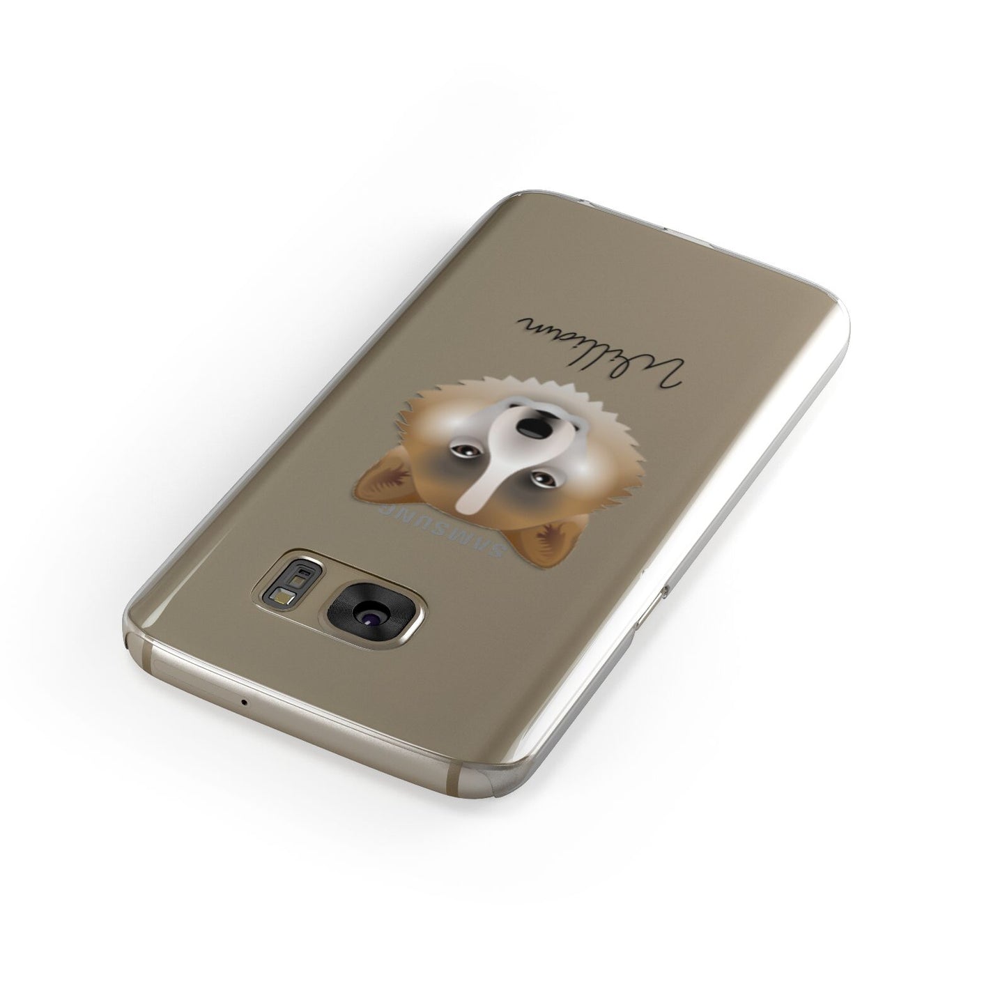 Greenland Dog Personalised Samsung Galaxy Case Front Close Up