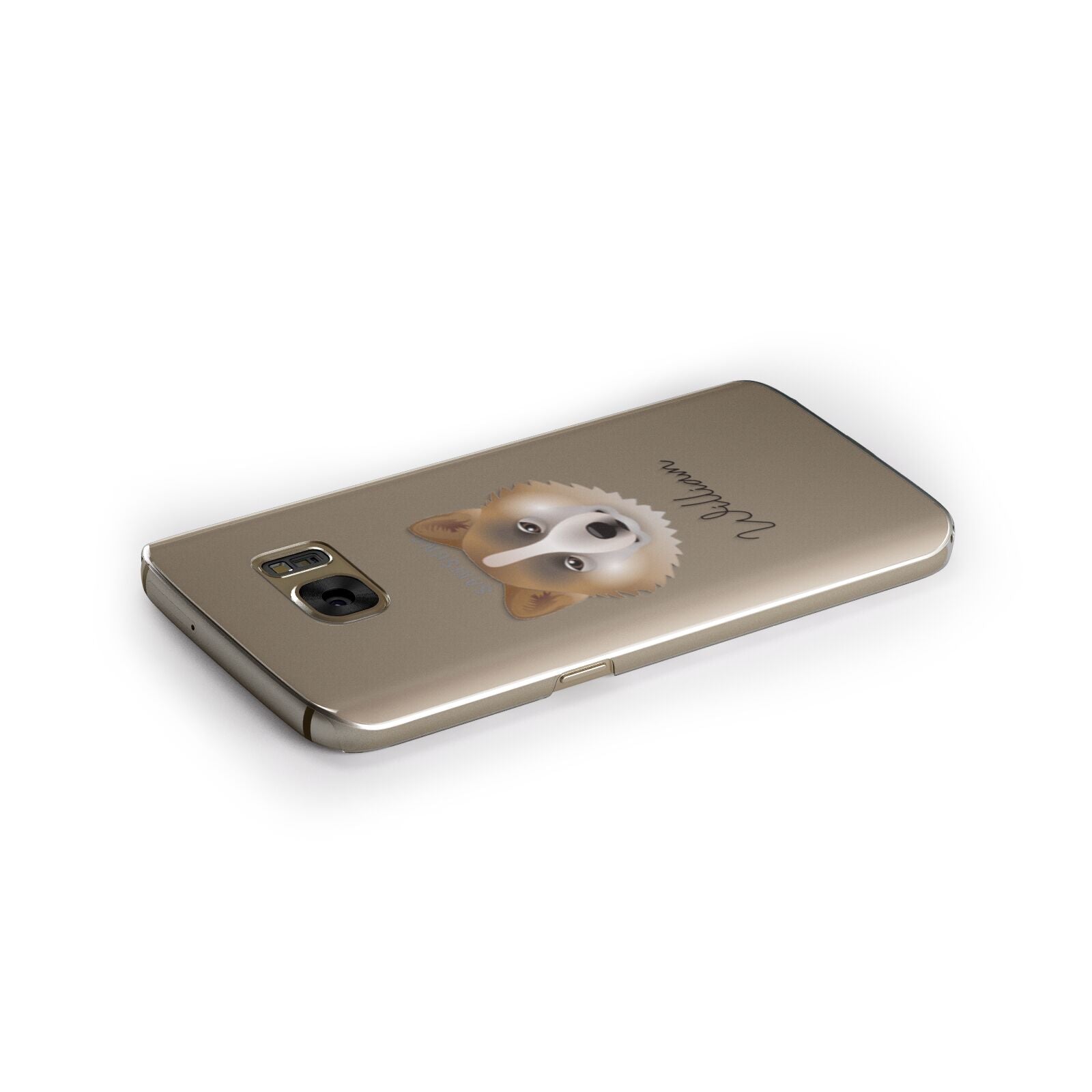Greenland Dog Personalised Samsung Galaxy Case Side Close Up