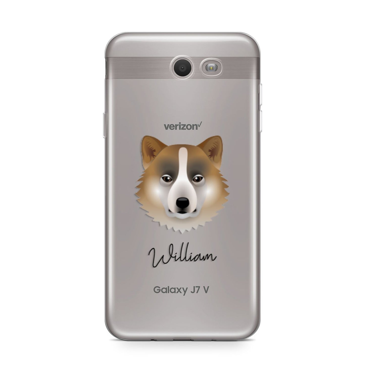 Greenland Dog Personalised Samsung Galaxy J7 2017 Case