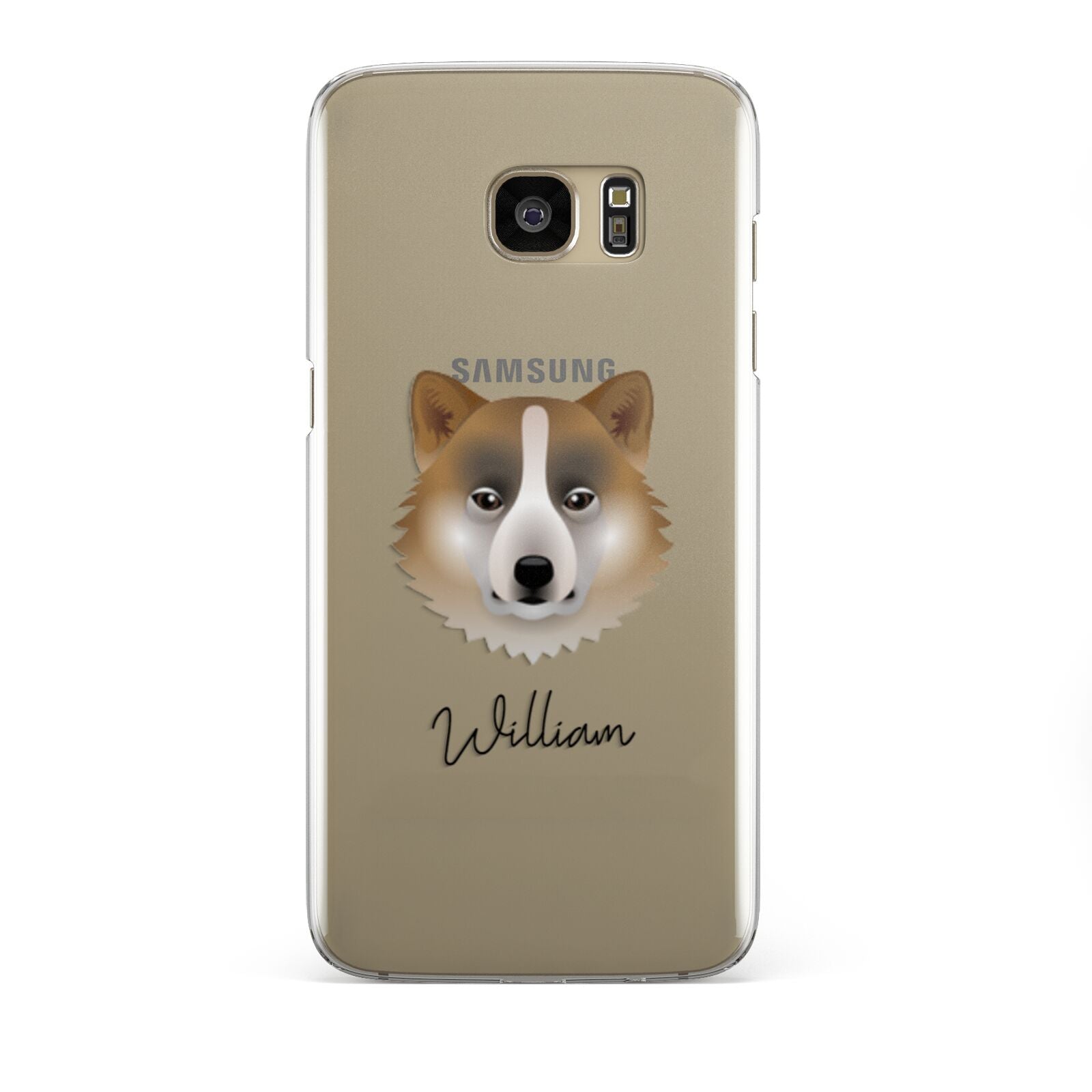 Greenland Dog Personalised Samsung Galaxy S7 Edge Case