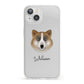 Greenland Dog Personalised iPhone 13 Clear Bumper Case