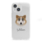 Greenland Dog Personalised iPhone 13 Mini Clear Bumper Case