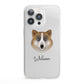 Greenland Dog Personalised iPhone 13 Pro Clear Bumper Case
