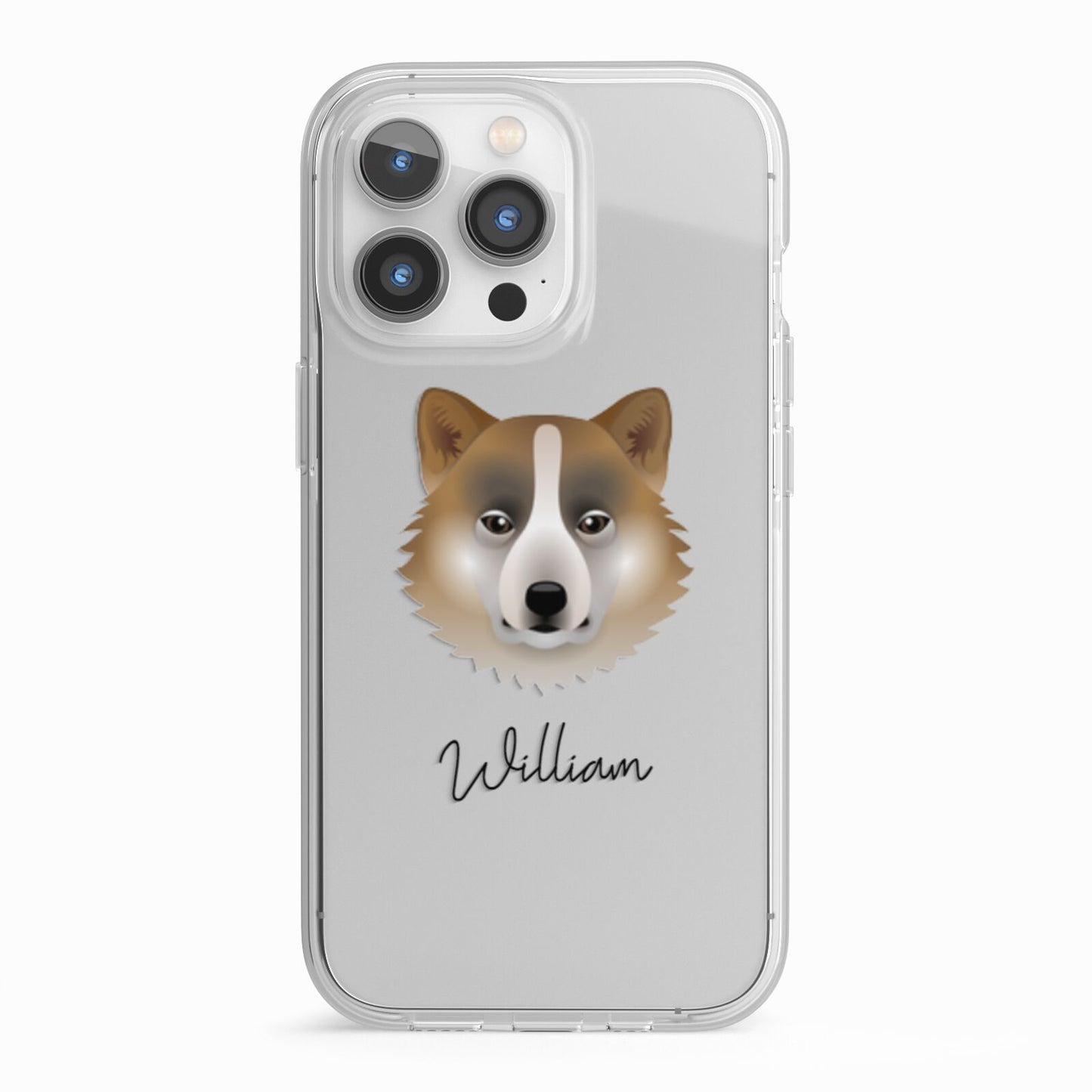 Greenland Dog Personalised iPhone 13 Pro TPU Impact Case with White Edges