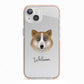 Greenland Dog Personalised iPhone 13 TPU Impact Case with Pink Edges